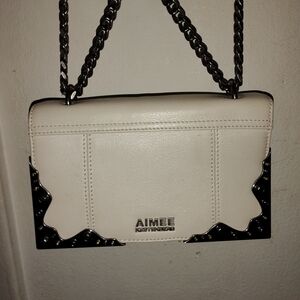 Aimee Kestenberg White Leather Crossbody Bag
